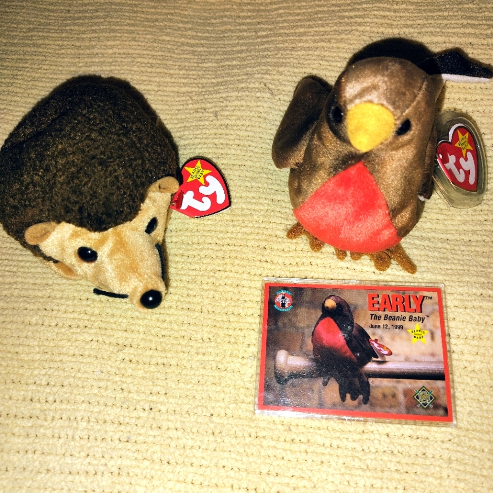 TY Beanie Babies Bundle Early & Prickles